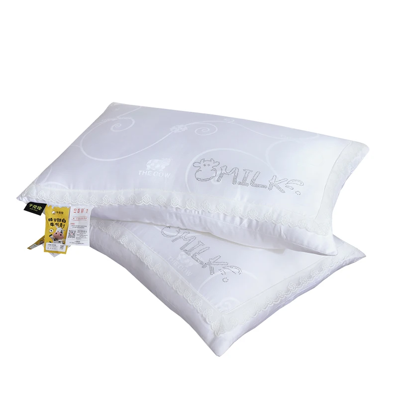 Ergonomic-Neck-Support-Pillow-Breathable-Cellulose-Polyester-Fabric-Customizable-Design-for-Comfortable-Sleeping