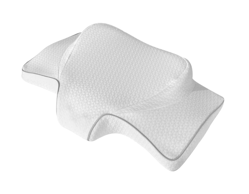 Ergonomic-Orthopedic-Memory-Foam-Pillow-with-Wave-Shaped-Cervical-Neck-Support-Healthy-Latex-Filled-for-Camping