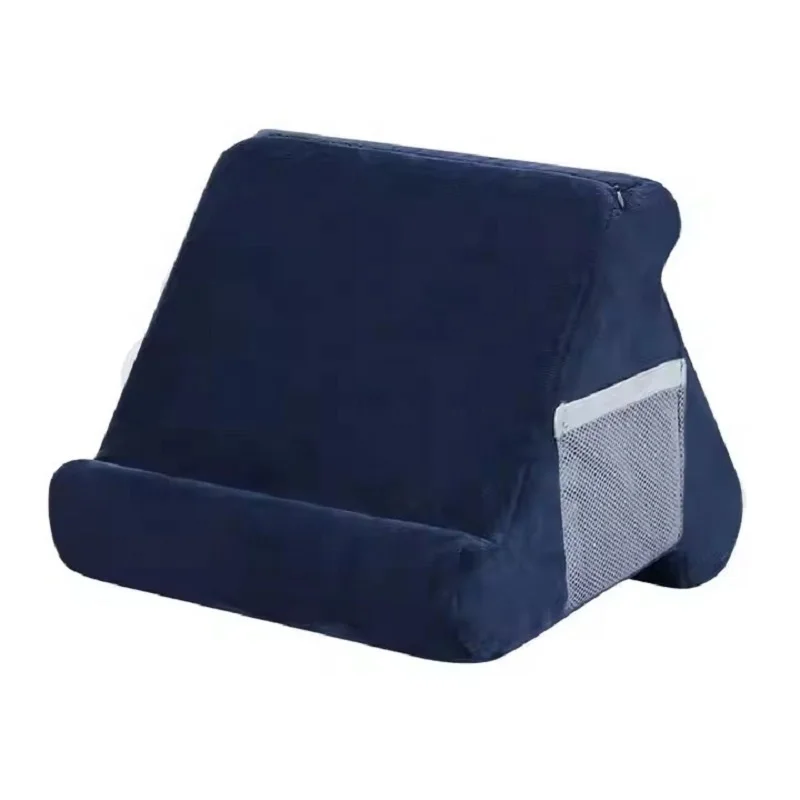 Ergonomic-Reading-Pillow-for-Back-Support-With-Adjustable-Straps-and-Portable-Bed-Couch-Design