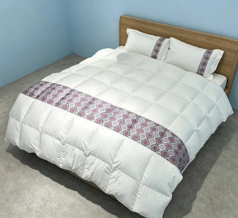 Ethnic-Style-Zhuang-Brocade-Minority-Style-Four-Seasons-Eco-Friendly-100-Cotton-Silk-Satin-Down-Comforter-Duvet-Blanket-Quilt
