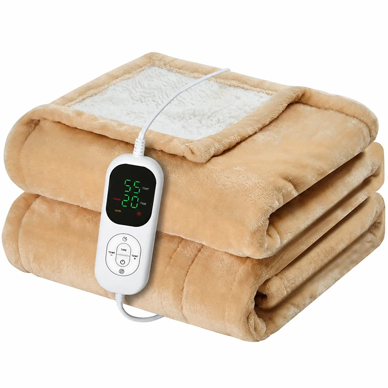 Euro-American-Style-Electric-Heated-Blanket-Luxurious-Flannel-Wearable-Heated-Blanket-With-Sleeves-Electric-Snuggle-Blanket