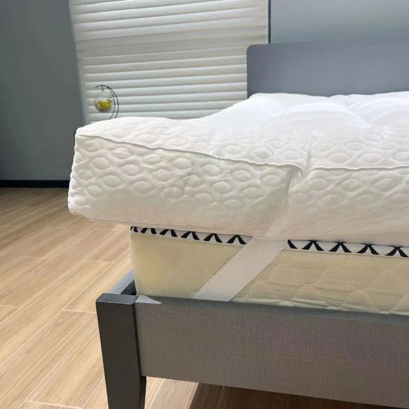 Euro-Standard-10cm-12cm-Thick-Cooling-Mattress-Topper-Custom-Size-Soft-Polyester-Filling-Queen-Bed-Mattress-Topper