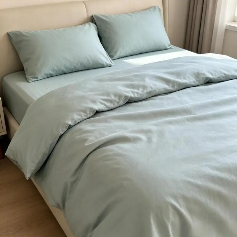 European-American-Style-100-Polyester-500TC-Comforter-Set-with-Fitted-Sheet-and-Pillow-Cases