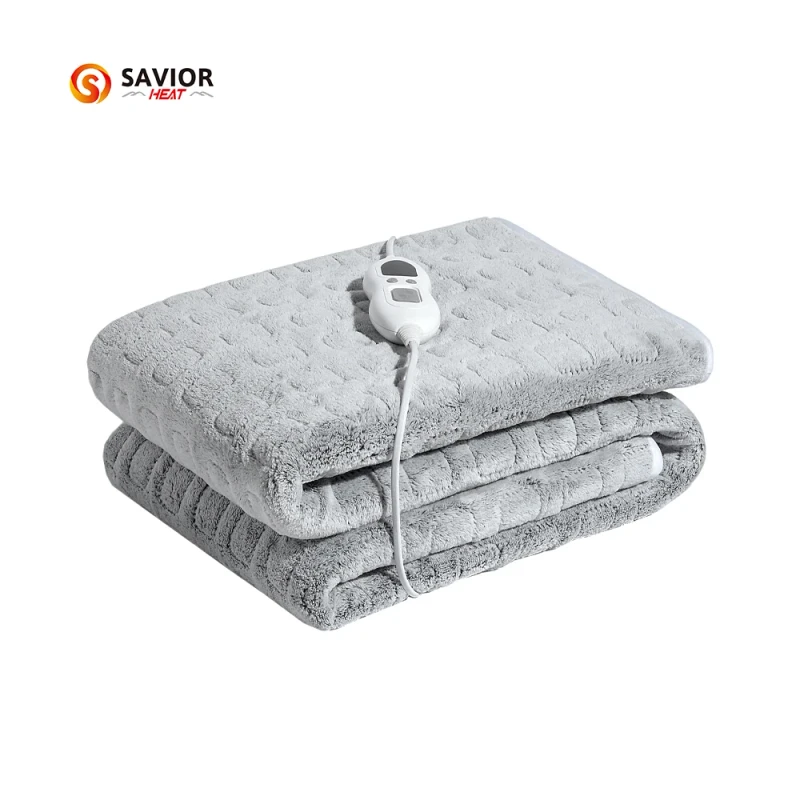 European-Pattern-Flannel-Material-Knitted-3-Levels-Temperature-Control-Home-Therapy-Travel-Electric-Blanket
