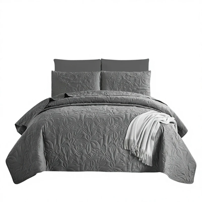 Export-High-End-Customizable-All-Season-Washing-Bed-Cover-Three-Piece-Quilted-Simple-European-Style-Universal-Exterior-Model