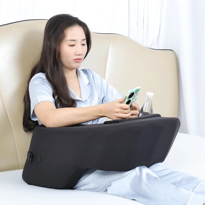 Extra-Large-Memory-Foam-Lap-Desk-Pillow-Reading-Bed-Rest-with-Pocket-Arm-Support-for-Sofa-Car-Work-Play