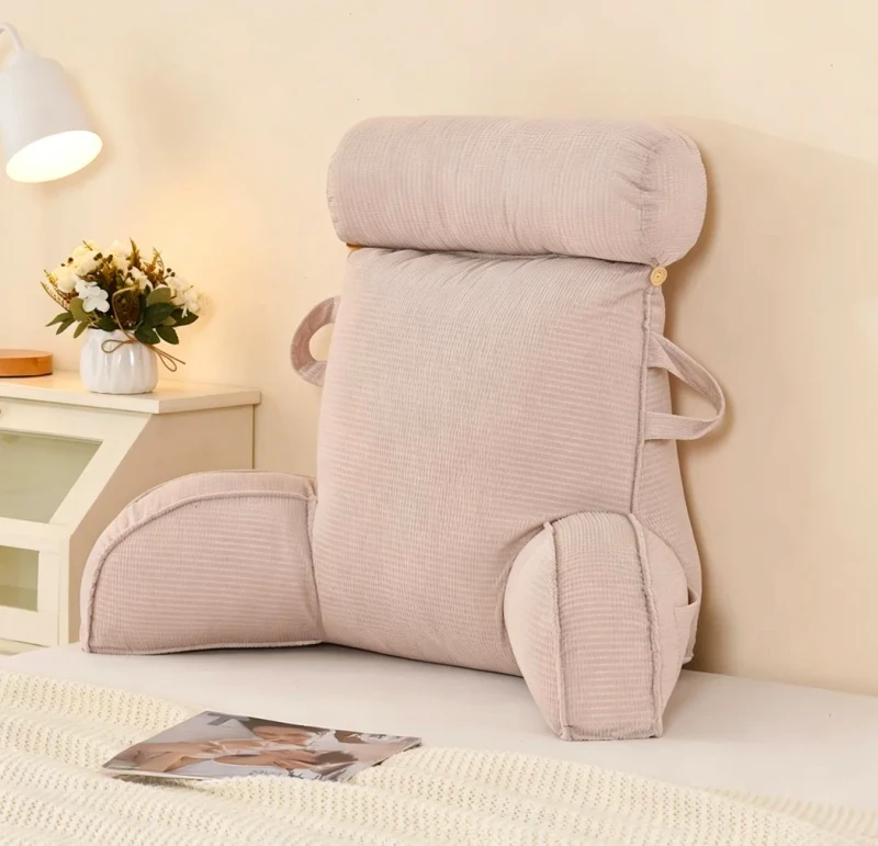 Extra-Tall-Oversized-Reading-Pillow-with-Dual-Handles-Armrests-Washable-Cover-Supportive-Backrest-Cushion