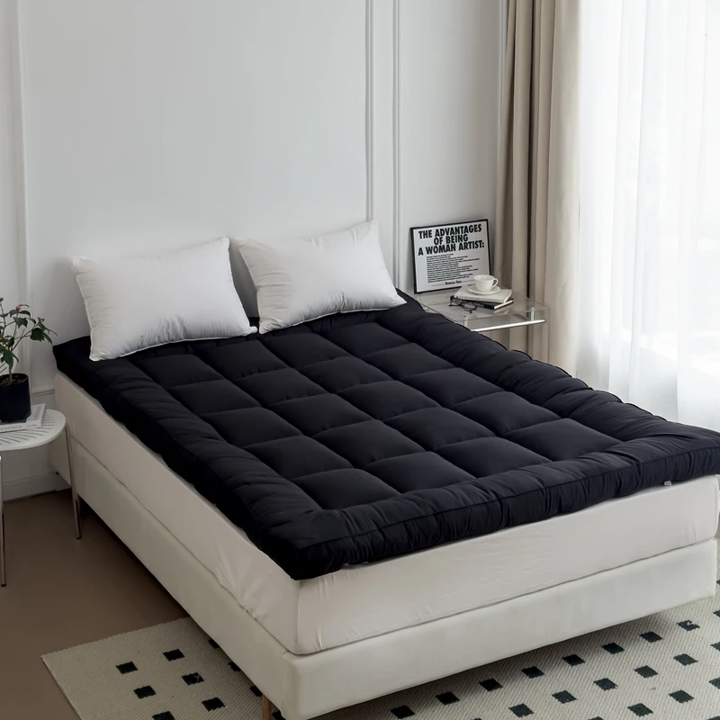 Extra-Thick-Single-Bed-Mattress-Topper-Folding-Knitted-Technique-for-Home-Hotel-or-Hospital-Use