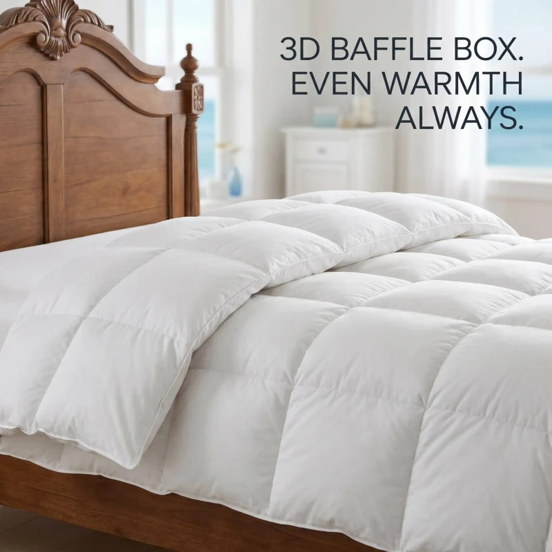 Extra-Warm-50-White-Duck-Down-Comforter-Winter-Baffle-Box-Duvet-Sets-Bedding-Luxury-Quilts-Manufacturer-Supply