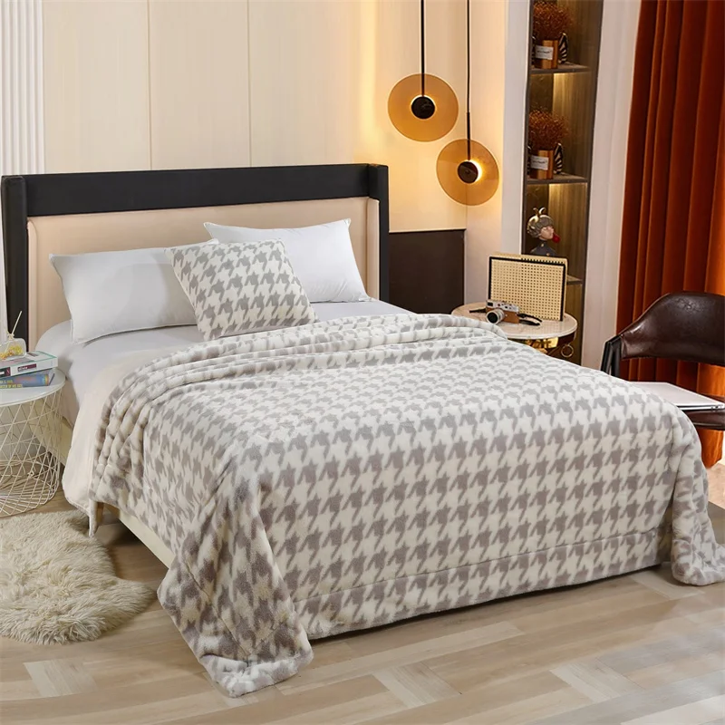 FY-100-Polyester-Jacquard-Pattern-Flannel-Blankets-Throws-Modern-Style-Soft-Warm-Winter-Throw-Blankets