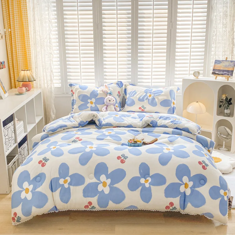 Factory-100-Cotton-Customized-Comforter-Luxury-Duvet-Cover-Quilt-Bedding-Set-Textile-Bed-Sheet
