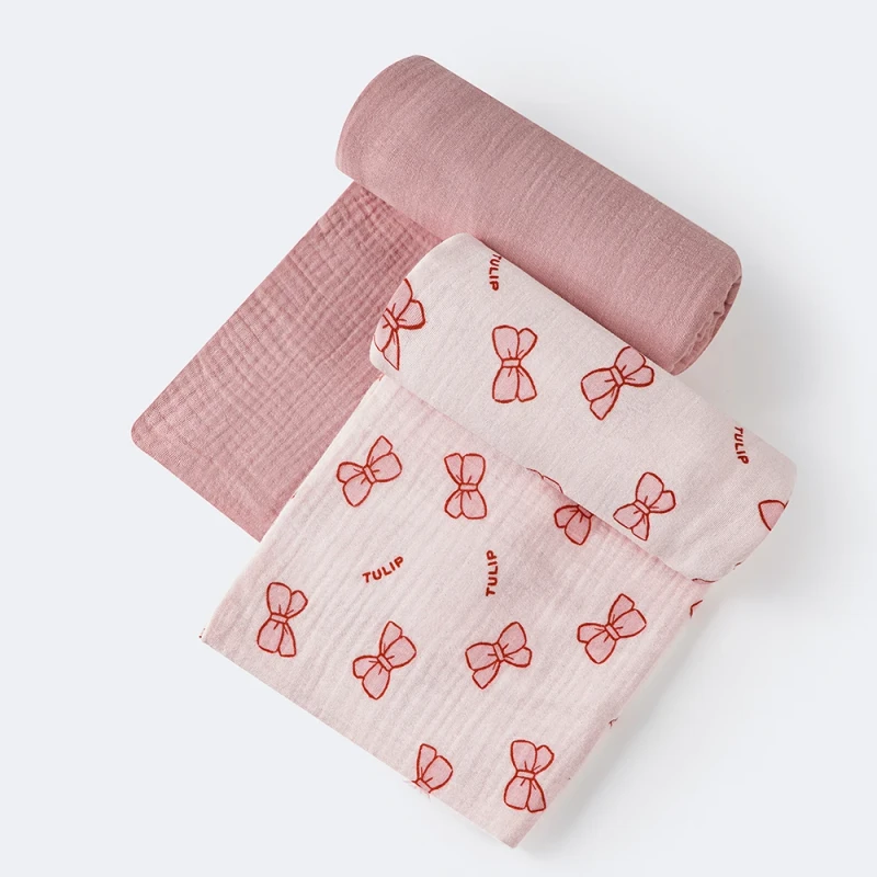 Factory-120cm-47in-Plain-and-Print-100-Organic-Cotton-Baby-Swaddle-Blanket-Custom-Woven-Muslin-Baby-Blankets