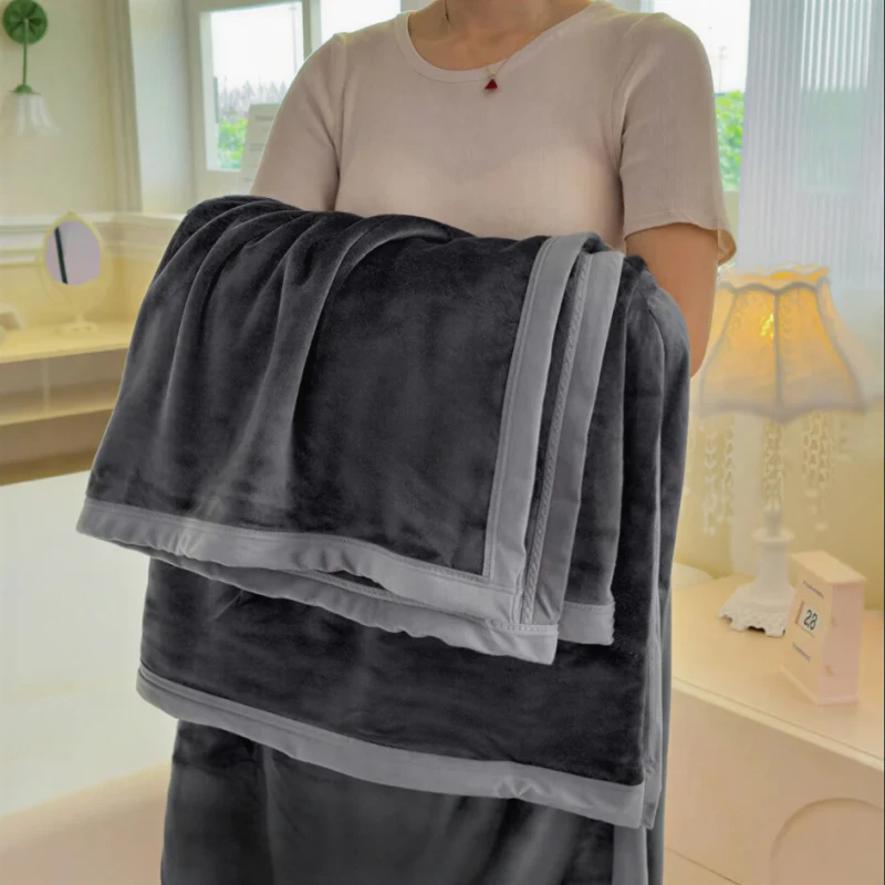 Factory-320g-Flannel-Blanket-Double-Bed-Soft-Multifunction-Sofa-Decorative-Throw-Blanket