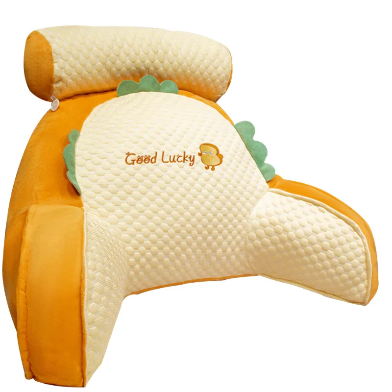 Factory-Bed-Lumbar-Cushion-Cartoon-Lumbar-Support-Chair-Back-Cushion-Bed-Reading-Pillow-for-Pain-Relief