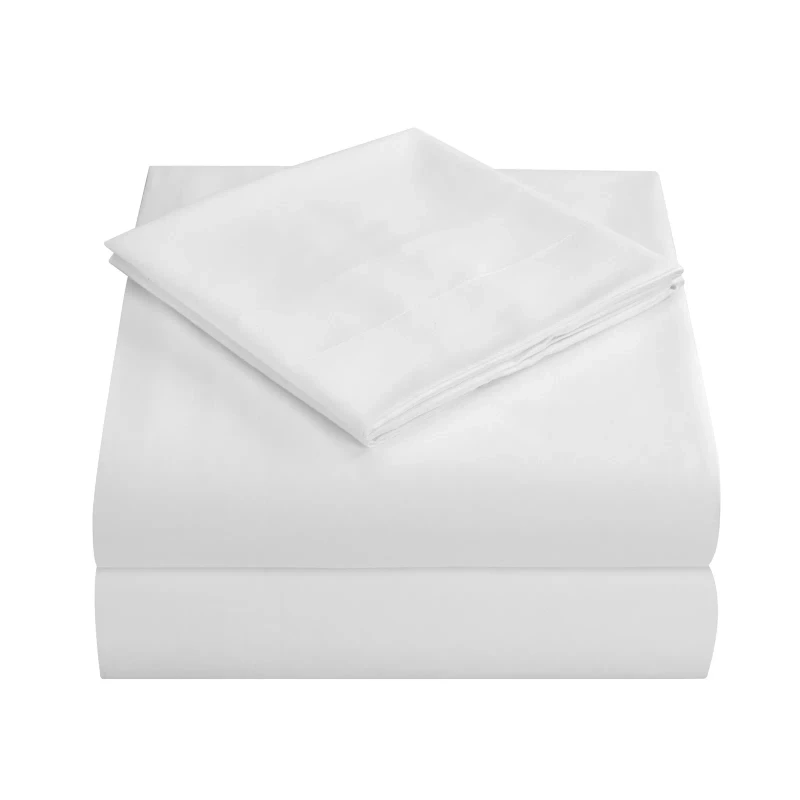Factory-Customized-Four-piece-Home-Textile-Plain-Bed-Sheetset-Bed-Sheetset-Pillowcase-Set