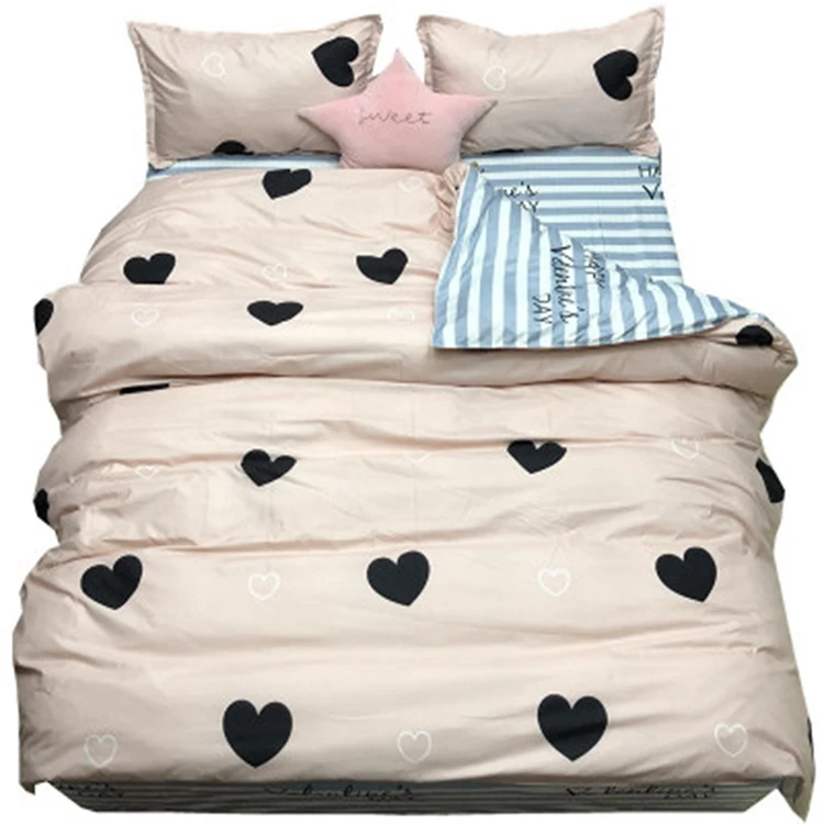 Factory-Direct-Bedding-Set-100-Cotton-Duvet-Cover-Bedsheet-Set-Adult-Woven-40-Customization-Modern-Solid-Printed