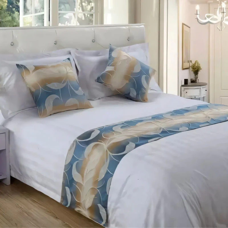 Factory-Direct-Breathable-Luxury-Elegant-Bed-Runner