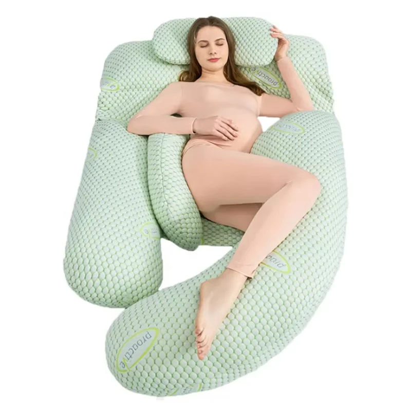 Factory-Direct-Comfortable-Support-Back-Hips-Legs-Belly-Side-Sleeping-Pregnancy-Pillow-for-Maternity-Women