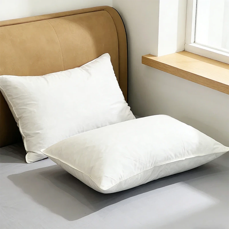 Factory-Direct-Custom-Bed-Pillows-Duck-Feather-Down-Pillow-Soft-Fluffy-Good-Support-King-Size-for-Home