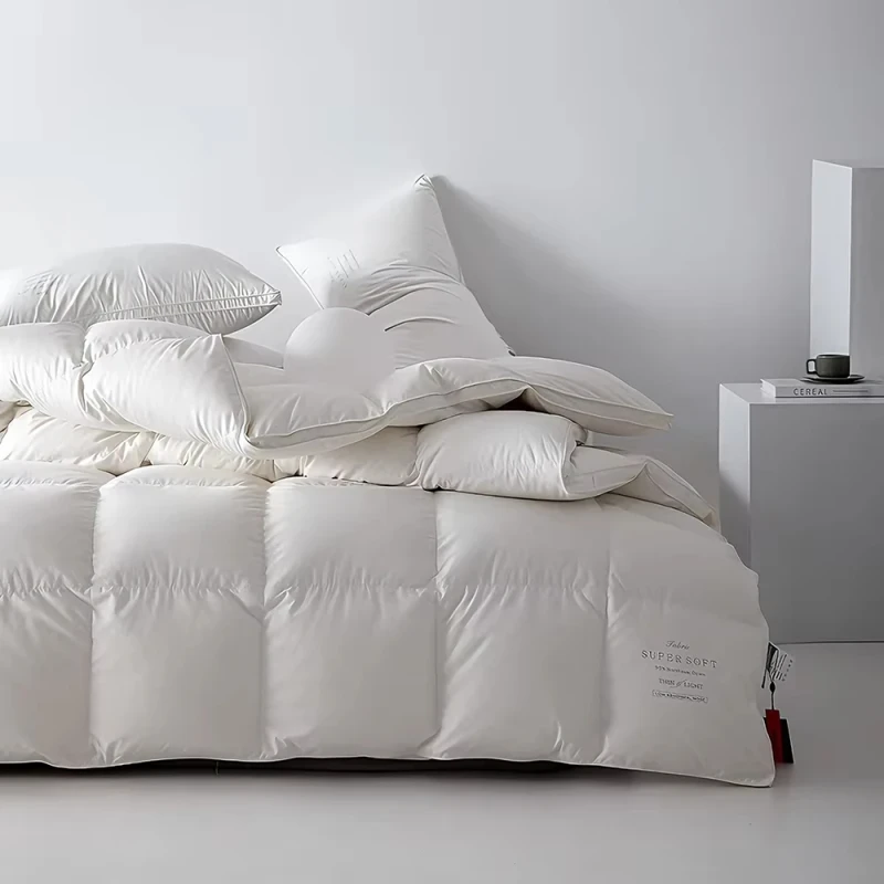 Factory-Direct-Custom-Cut-Technology-Duckdown-Goose-Filling-Anti-Pilling-Washable-Duvet-Comforter-230TC-Cotton-Shell-Home-Hotel