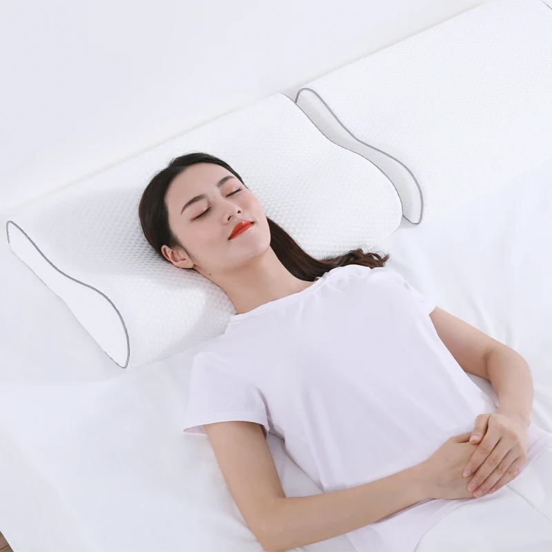 Factory-Direct-Memory-Foam-Orthopedic-Contoured-Pillow-Anti-Snore-Cervical-Cushions-for-Neck-Support-Solid-Bed-Sleeping-Pillows