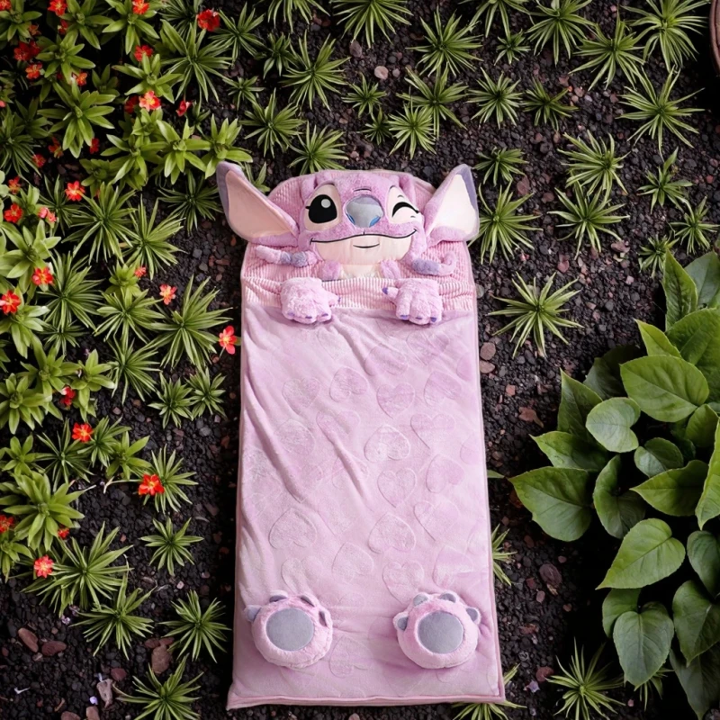 Factory-Direct-Pink-Girl-Cartoon-Character-Kids-Bedding-Outdoor-Camping-Home-Sleeping-Bag-Direct-Supply