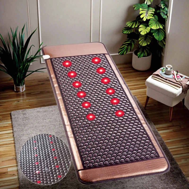 Factory-Direct-Red-light-Thermal-Mat-with-Tourmaline-Stone-Bio-Electric-Heating-Pads-Competitive-Price-PEMF-Massage-Bed-Mattress