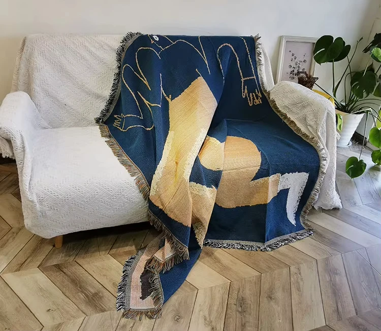 Factory-Direct-Sale-Custom-Design-Woven-Knit-Throw-Blanket-Thick-Winter-Decorative-Tassel-Blanket-for-Home