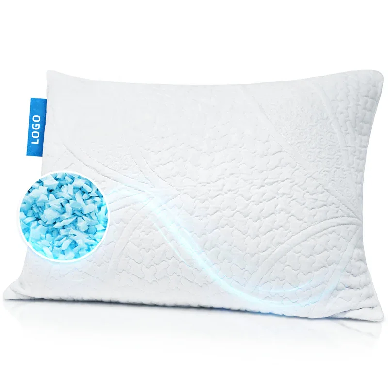 Factory-Direct-Sale-Most-Popular-Cooling-Shredded-Memory-Foam-Pillow-With-Removable-Cover