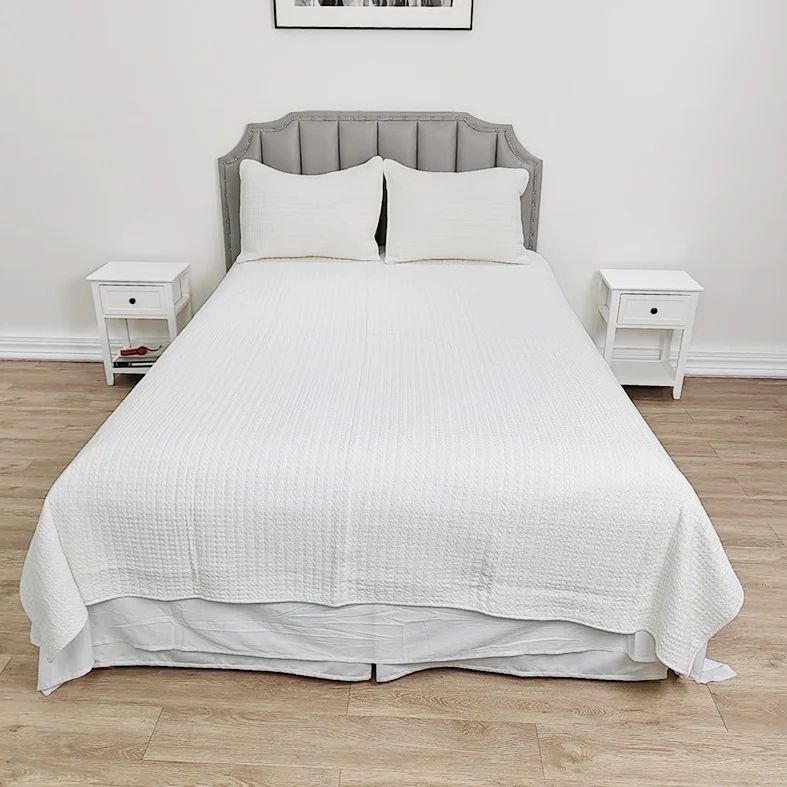 Factory-Direct-Sale-of-Pure-Cotton-Waffle-Fabric-100-Cotton-Double-sided-Reusable-Bedding-Set-for-the-Bed