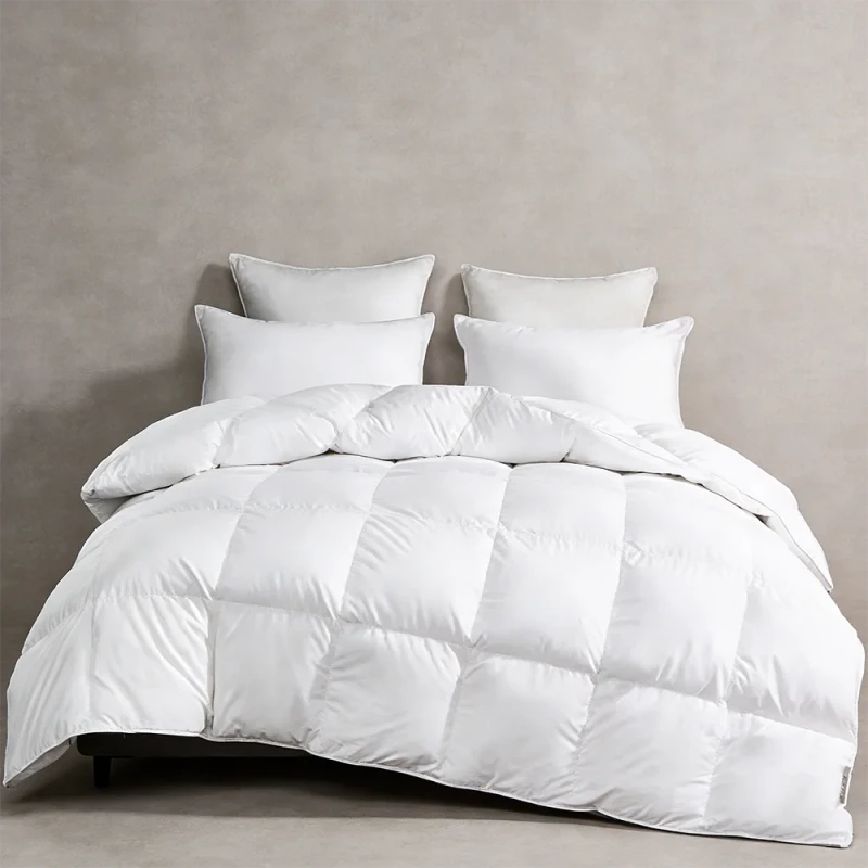 Factory-Direct-Sales-Quilted-Goose-Down-Filling-All-season-Warm-Antibacterial-Anti-mite-Breathable-Comforters-Bedding