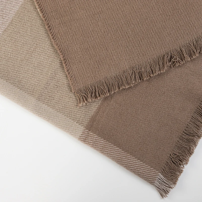 Factory-Heavy-Wool-Jacquard-Throw-Blanket-Custom-Size-Woven-Bedding-Winter-Wool-Blanket-for-Bed
