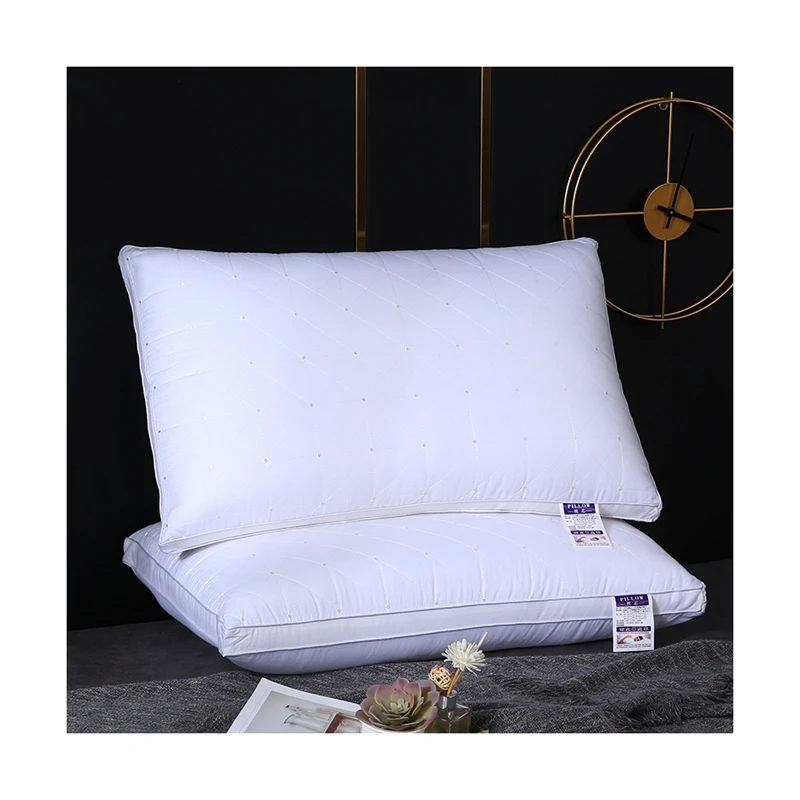Factory-Home-Hotel-Use-Pillow-Bedroom-Bed-Sleep-Cervical-Pillow-Core-Feather-Pillows