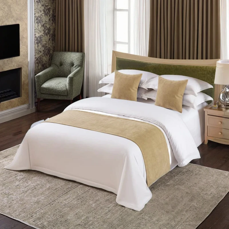Factory-Hotel-Wedding-Room-Nature-Bed-Runner-Decorative-Plain-Simple-Direct-Scarf-Bedroom-1