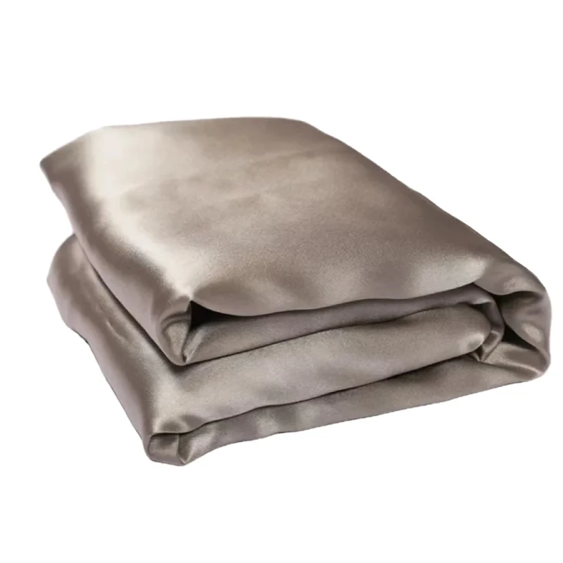 Factory-Luxury-100-Silk-Duvet-Cover-Set-Classic-Queen-Bed-Spread-Quilted-Quilt-Woven-Technique-Classic-Bed-Cover