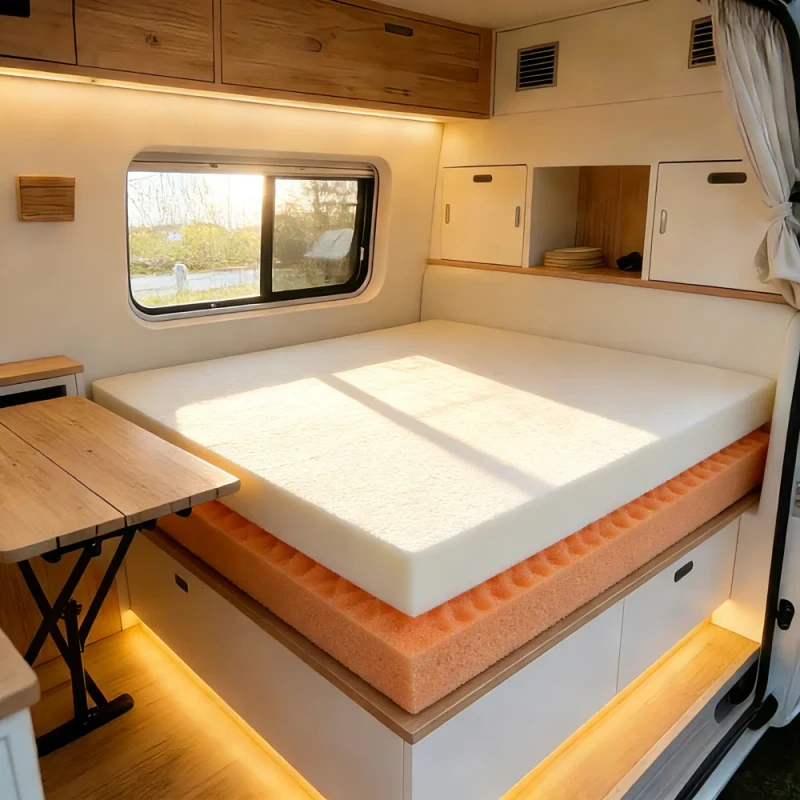 Factory-Luxury-Comfortable-RV-Bed-Mattress-Custom-King-Queen-Double-Full-Size-10-Inch-Memory-Foam-Camper-RV-Mattress
