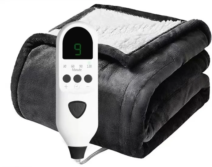 Factory-Luxury-Electric-Heated-Flannel-Blanket-Double-Layer-Washable-Knitted-Skin-Friendly-Blanket