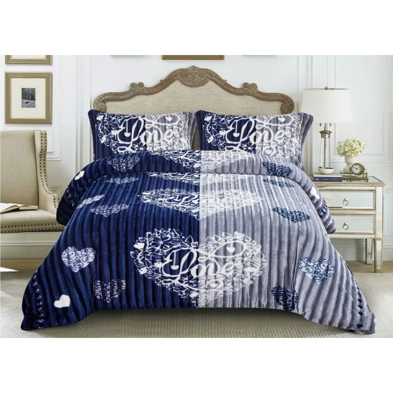 Factory-Luxury-Rancho-Blanket-Comforter-Set-for-Winter-Bedding-Duvet-Flannel-Fleece-Comforter-Set-Bedspread