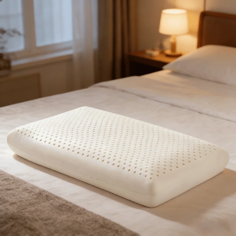 Factory-Natural-Latex-Neck-Protectors-Cervical-Support-Wave-Shape-Pillows-for-Hotel-Use