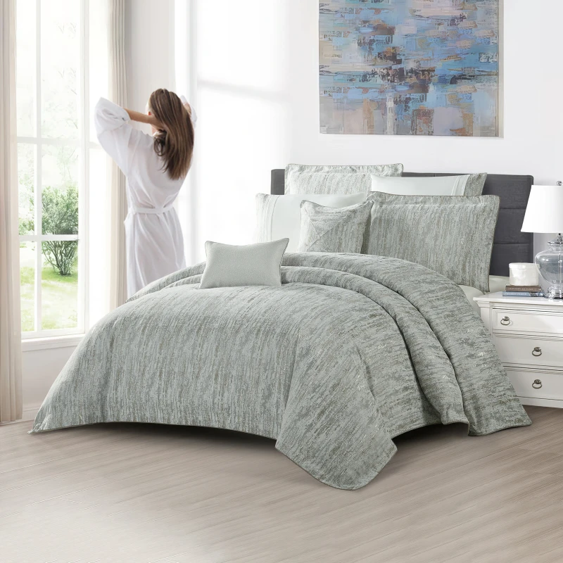 Factory-New-Customized-200TC-Woven-Vintage-Jacquard-100-Polyester-8-Piece-Bedding-Set-Comforter