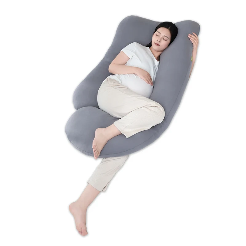 Factory-OEM-Soft-Maternity-Pregnancy-Pillow-Belly-Support-Baby-Nursing-Pillow-Full-Body-Removable-Cover