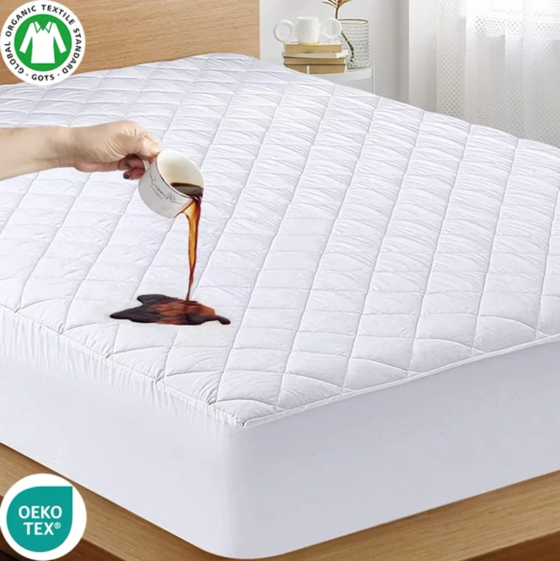 Factory-Price-Fitted-Waterproof-Mattress-Cover-Breathable-Hotel-Mattress-Soft-Waterproof-Mattress-Cover-Protector-Bedspread