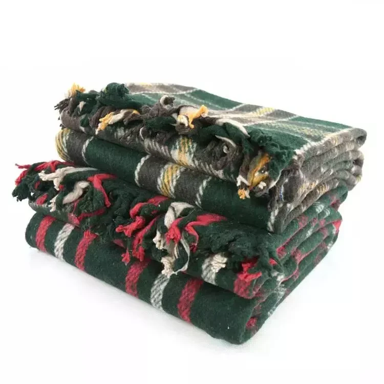 Factory-Price-High-Quality-Thread-Blanket-Custom-Size-Recycled-Picnic-Blanket