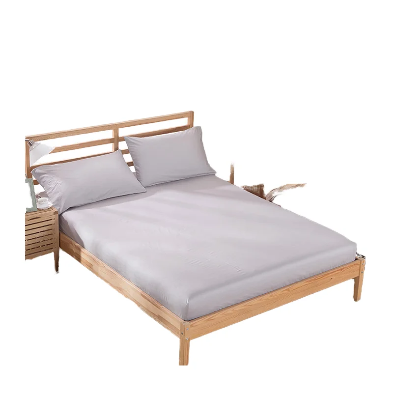 Factory-Price-Hospital-Use-Plain-100-Polyester-Fitted-Sheets-200TC-Bedding