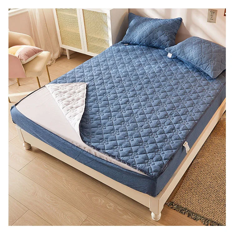 Factory-Price-Water-Resistant-Luxury-Quilted-Washable-Waterproof-Mattress-Protector