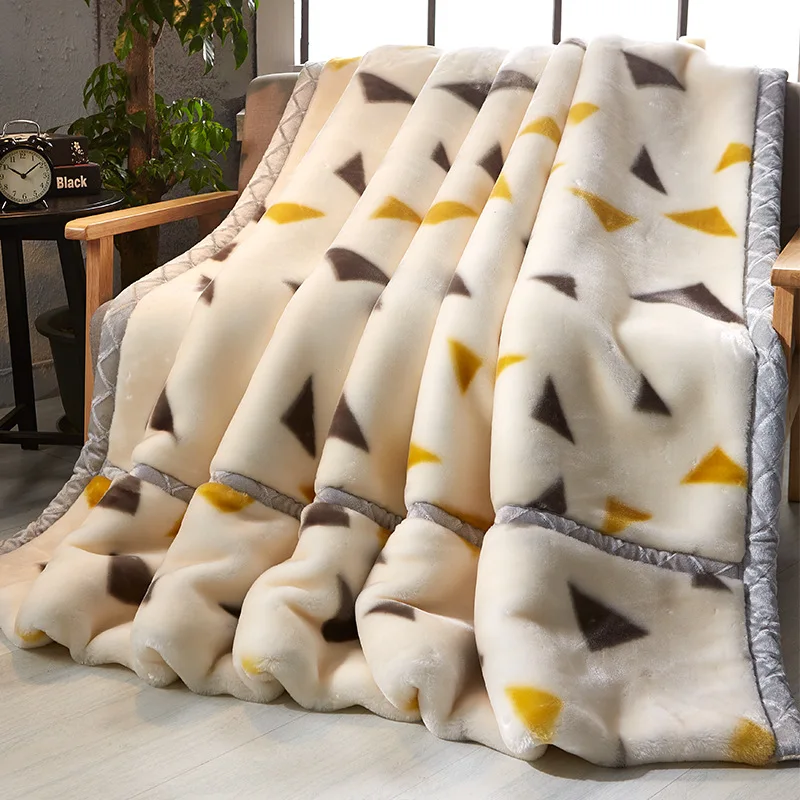 Factory-Raschel-Blankets-Warm-Anti-static-Soft-Blanket-Queen-Home-Micorifber-Blanket