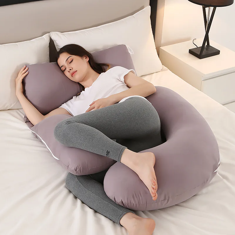 Factory-Supplier-Custom-G-Shape-Sleeping-Full-Body-Pregnancy-Pillow-Pregnant-Women-Belly-Support-Pillow