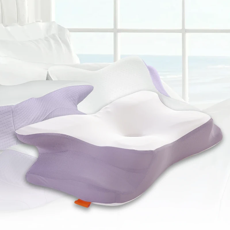 Factory-Supply-Custom-Memory-Foam-Ergonomic-Pillow-Mid-High-Cervical-Spine-Sleep-Neck-Side-Stomach-Sleeping-Pillow