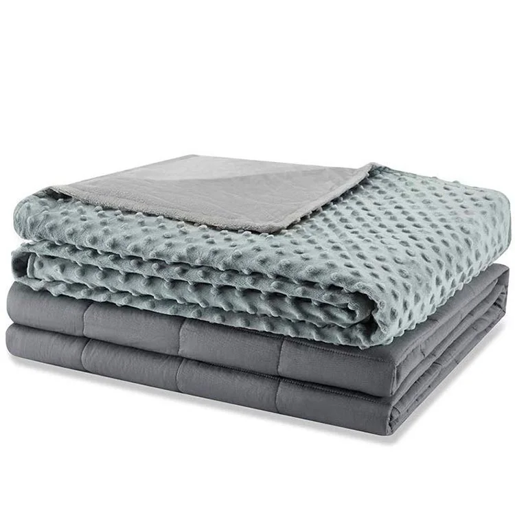Factory-Supply-Heavy-Blanket-Glass-Beads-Weighted-Blanket-Custom-Autism-Heavy-Cotton-Adults-Sensory-Weighted-Blanket
