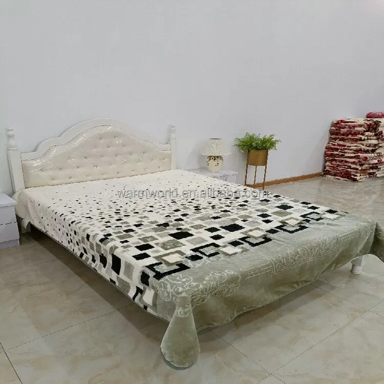 Factory-Thick-Korean-Style-2-Ply-Raschel-Blanket-Custom-Printed-Raschel-Double-Bed-Flannel-Blanket